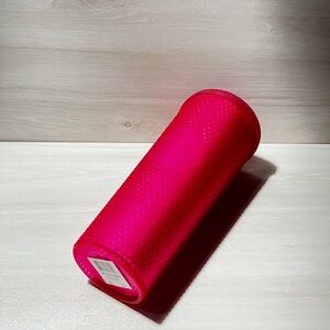 STARBUCKS- Neon Pink Studded Tumbler